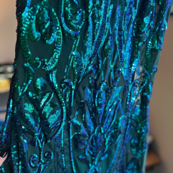 Lulus Mermaid Green Sequin Maxi Dress - Picture 5 of 5